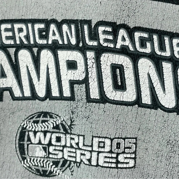 Lee Y2K Chicago White Sox Men's XL 2005 World Series Short Sleeve Shirt 9647 - Picture 5 of 9